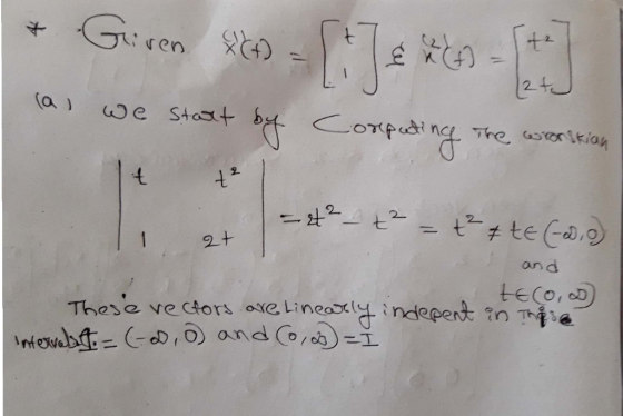 and LECO,D in Thǐlg- These vectors oNQ Linea-x(y indepen