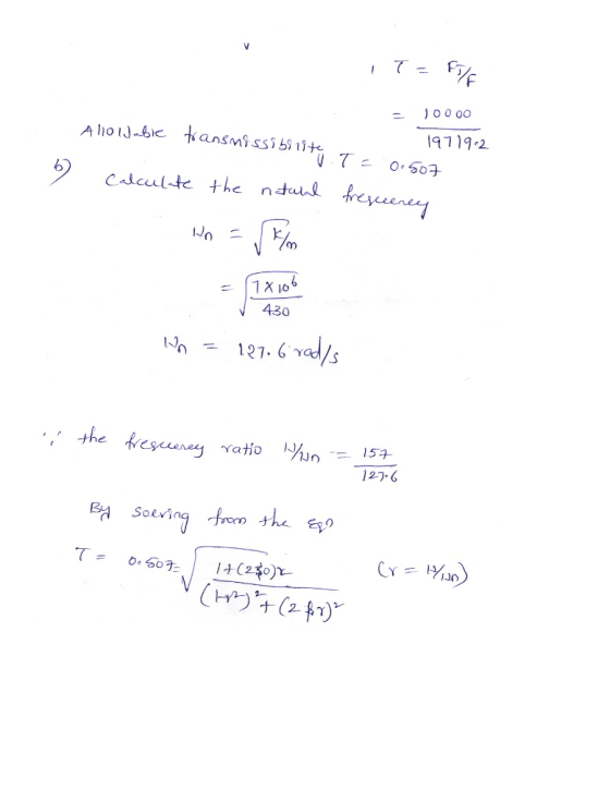 ) 19719-2 Calculte the ntuul reseney 1X 106 430 127. 6 ad/s the freseney Yato 154 127.6 BSoeving from the E CY= 1an 1+C2$0) =