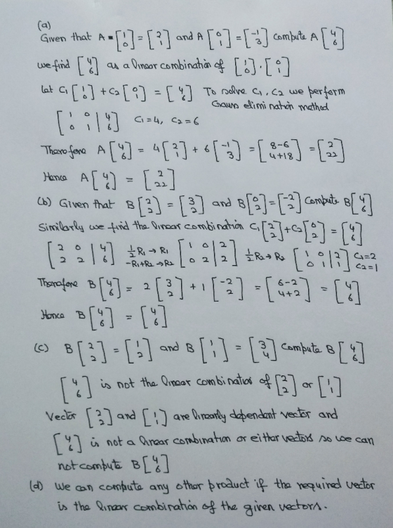 au a Vinaor combinain L ‘J Gaun elimi natin mathd =| 8-6 u+18 [3] and B[3] [ ]Comput. B[2] B[3] b) Given frat 그 21 or「 y 1 i