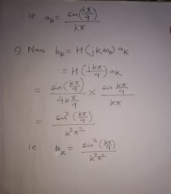 KA Sin 4 le ak KA Nas bk HGkeak = H (1) ak 4 4 4kA 4 2 2 sin (k) le ba 11