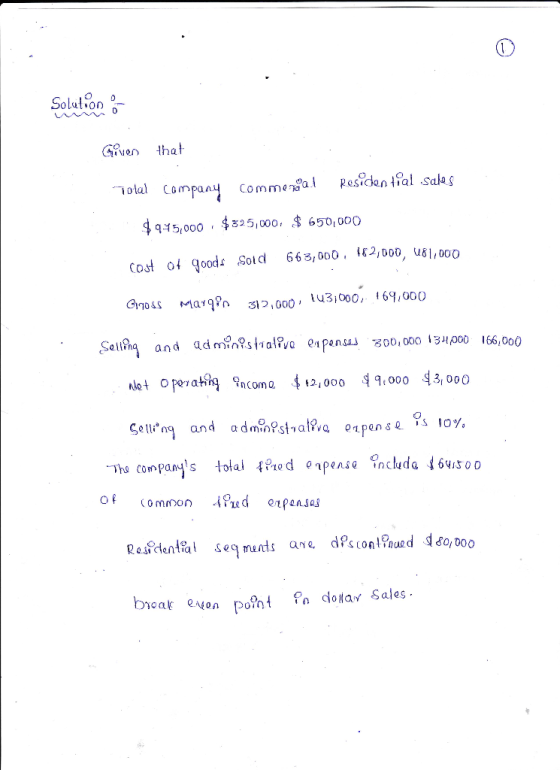 Solat on GRen that otal Compan Comme a 45,000 $825000, $ 65,000 cost of qoods Sold 663,000 .เเ2,000, u8 1,000 Onos Mar,03000,