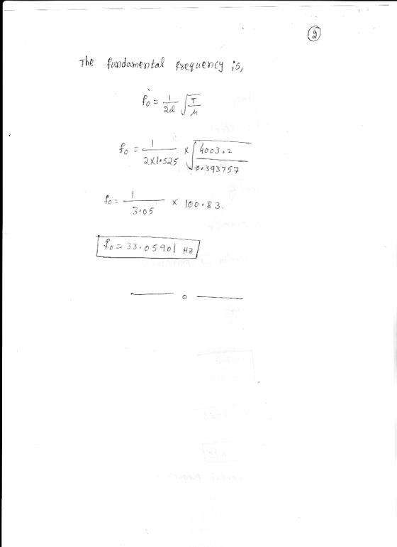 The fuandantntal frequeny s, xi 400.3.2 0.393757 05oo 83 0ニ33.05901 H