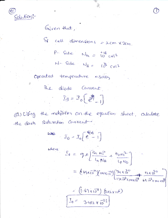 iven the Cverated tempevature e diode Cevseut 0 ate it on abe eguatio sheetaadate uohere 12 10 -2