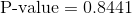 P-value0.8441