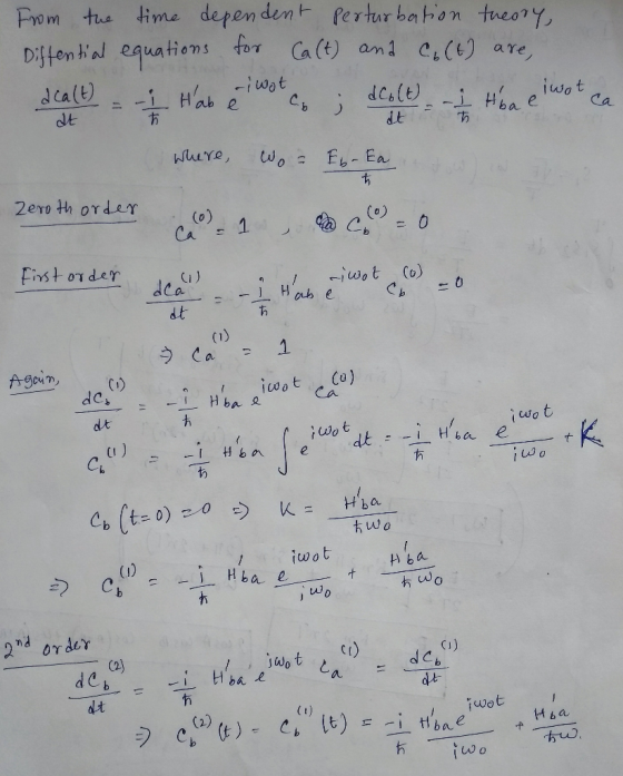 o n lwg t clt 方 2ero th order dC dt 1 iwot wo ba 0 2d OrAur d C ci) dc a- wot is o