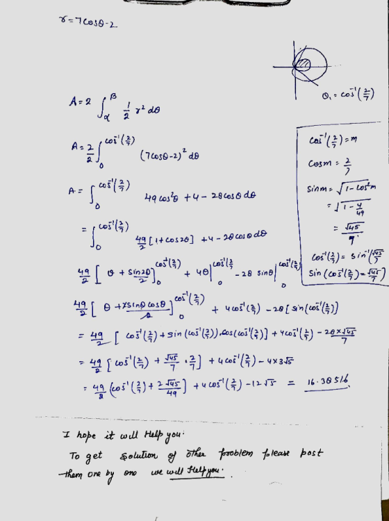 cai () 7 o) -28 sin θ -them one by ono we will