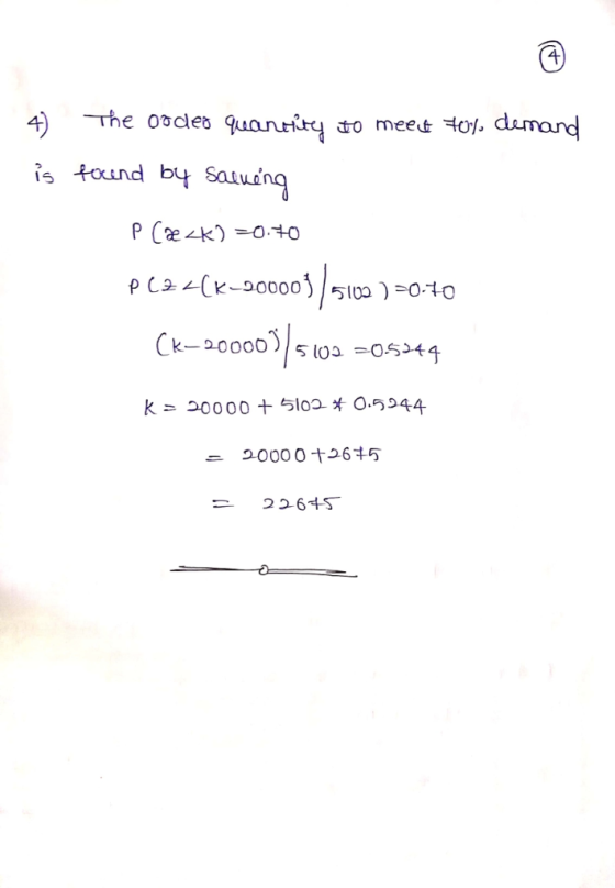 4 is tound by Satudng k 20000 + 510 * 0.5244 2 2645