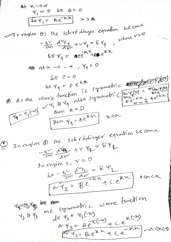 B O So Y 2 a an vegion 4) Pe schrödinger ennhen be come - Whre vro An ,KX De Ace Y4 S o are tunchon is symmetricvHEIDYJ As me