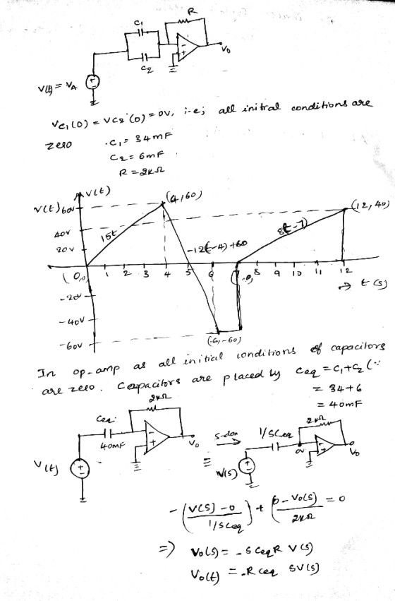 之eso (4-/60j 49) Aov Ce,-60] capaciloys In op amp 4oMf (S