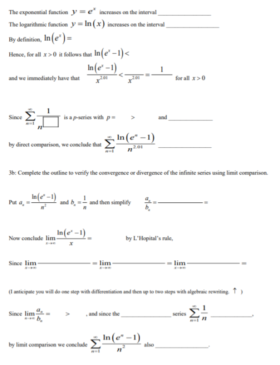 The exponential function V-e increases on the interval The logarithmic function y = ln ( x) increases on the interval By defi