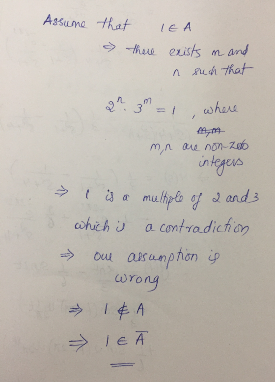 ALoh-that- a muu ohihj > ous assumption J a contradicho orong