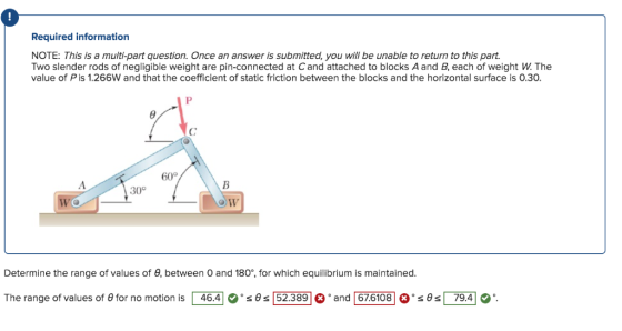Required information NOTE: This is a multi-part question. Once an answer is submitted, you will be unable to return to this p