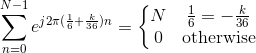 N-1 N 0 otherwise ej2(+n 36 n-0
