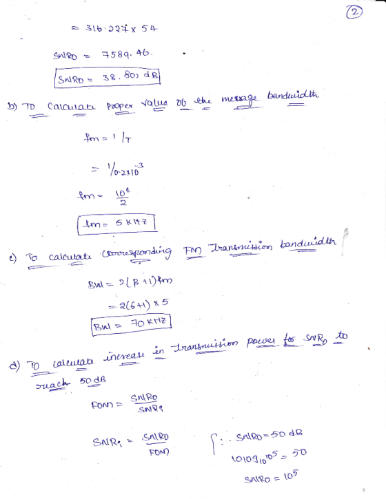 2 2 e) To calcuat FDN) 5 50