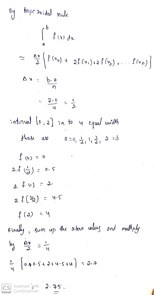 0 ou a d , 교 Fin anned ith 2.5 CS Scan Scanner 교 CamScanner