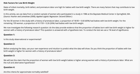 Risk Factors for Low Birth Weight Rates of infant mortality, birth defect, and premature labor are high for babies with low b