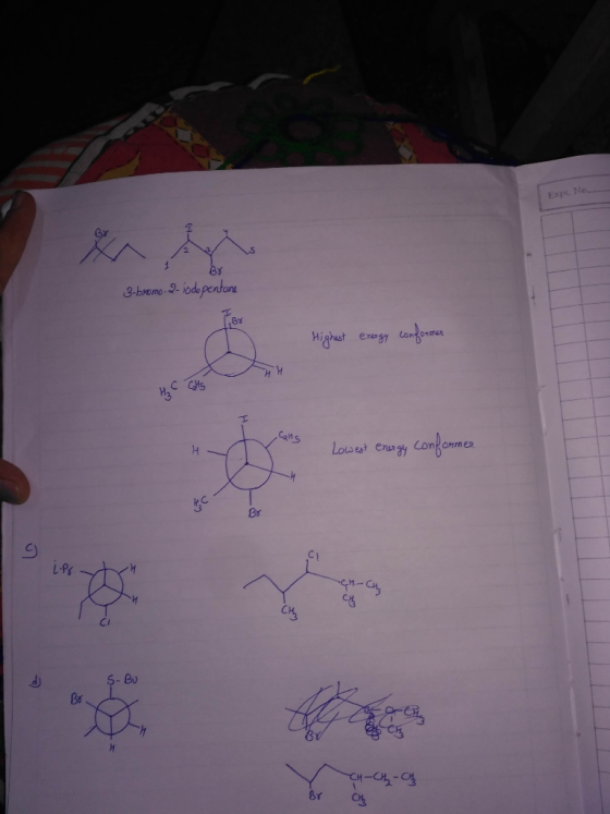 Exp Ne 3-bomo 3- iodo Gd lowest ering, cone-nmen 83 L-Ps CH CI Bu Ch-C3 O3