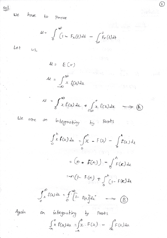 Sol have We to Parove (Fx(t)d 7P(?) Let uS E Cx) Paats We in tegsratiny by ase ftofF- (.Fin-Fe) F(c)d (F(ntI- Fd Ayain On Sfo