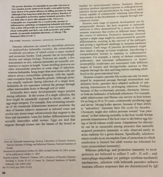 bladder for environmental release. Similarly, filarial vive remalas poorly understood despite eosinophils having infective la