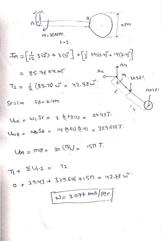 3 a.8m M 30Nm. L=2 2 E 2 x781