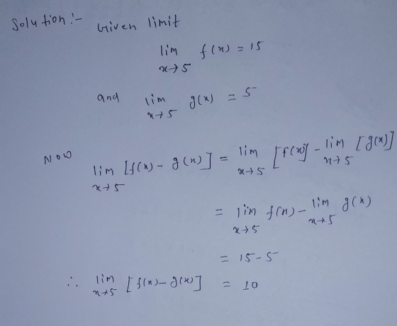 Solu tion iven limit liM 9nd No0 IS- S 2 10 Lo)- 1