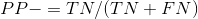 PP-=TN/(TN+FN)