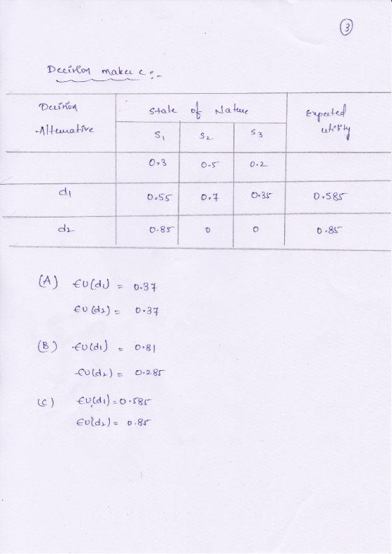 Decikon make c Stale o a tu expeete 0.3 o-s 02 di 0.55 | 04 | 0, 3r D.58S o.8s 6.8S 03 (B Evl)0.8|