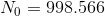 No 998.566