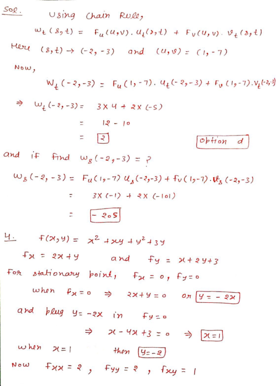 U8ing Chain Rua 8,t) --2, -3) and C,u)(, -7) No w opton d and F Pind wR-2-3)? 8 w (-2,-3) - Fu Cl,-7) u,(-2,-3)) Vs (-2,-3) 2