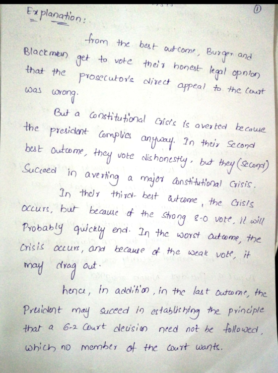 Ex planahon: from the best out com, Buig, and Blactmen get to vote the1 hone ego opnn that the Prosecutos divect orpeal to t