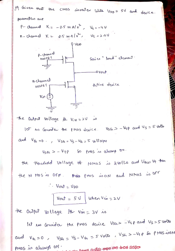 en oA.e VDD chan ond elemen Vout Chann e ) Achive deice. and v device VsG>Vi aud