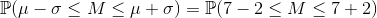 M7+2) (u - o< M <u0)- P(7- 2