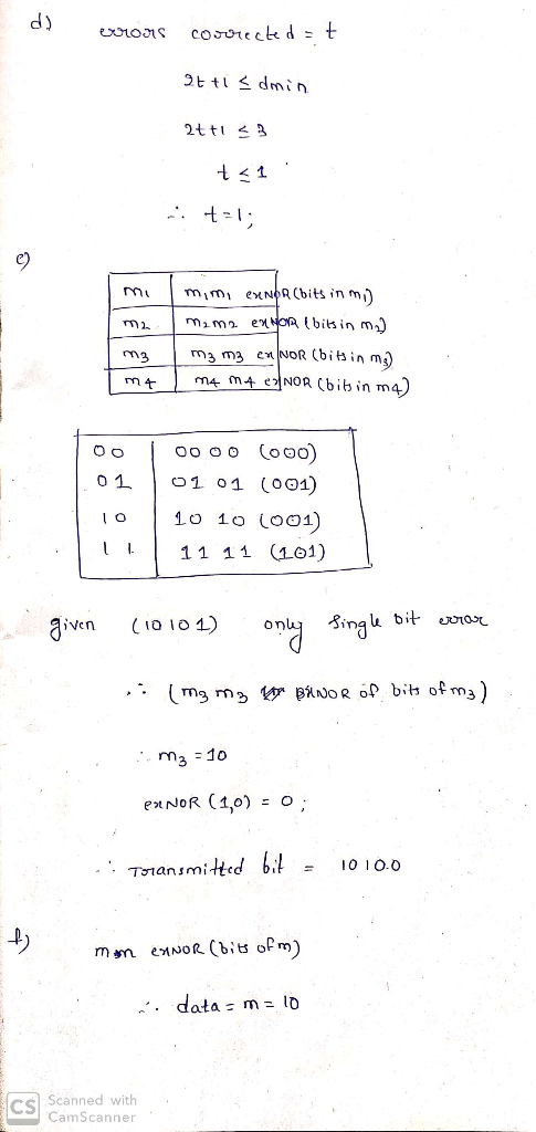 coorcc d: t extoois 2tt 3 e) mimi exNOR (bits in m) m2m2 enNOR (bisin m,) m2 m3 m3 eNOR (bits in m ma M4 m4 eNOR Cbibin m4) m