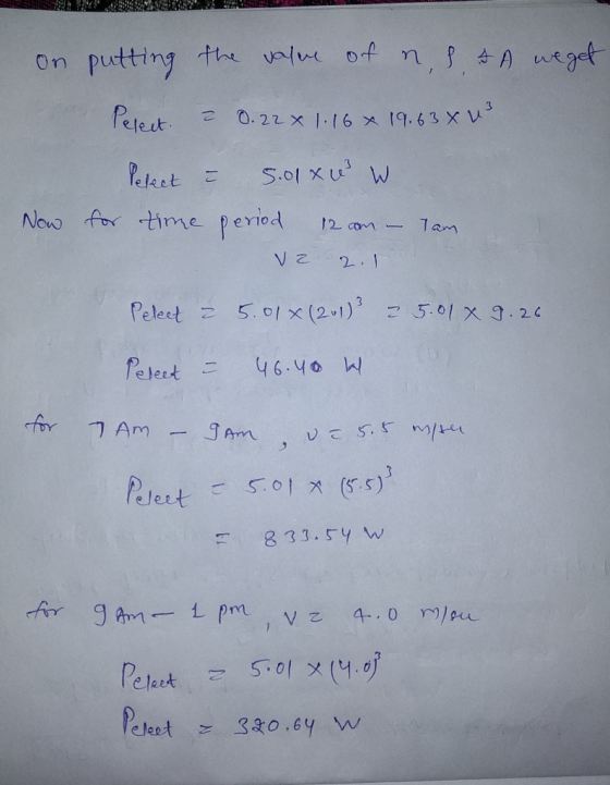 0f n A weget putting the voln On Pelest 3 0. 22 x 1.16 x 19.63 X V Pelaet S.01 Xu W Now for time period 12 am Jam VZ 2. 5.01x