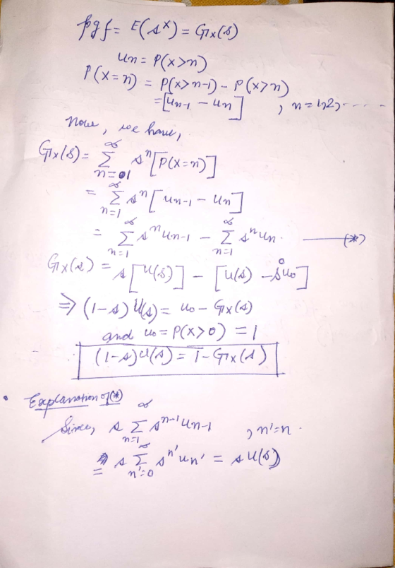 t2f- ()= Ga(4) P(x>n (x-n Pm-)- P(7) UM= nowr Gisl) PCk] Un G A - Tul (I-4)M4 x(4) PCK>0 =1 gnod o aners A 2A n- 2mlzn un 04