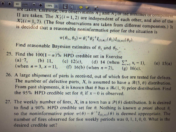 303 /629 | (-) (+) | 139% | II are taken. The X2 (i-1,2) are independent of each other, and also of the XI(i 1,2). (The four