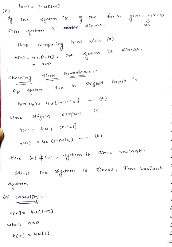 4- ut-n (a) form m h Syatrm the dinear (an -sMmbds - - then (a) with (Ui4 comparing Here Lineas tha hcn) 4 ulı-n, m Anvarance
