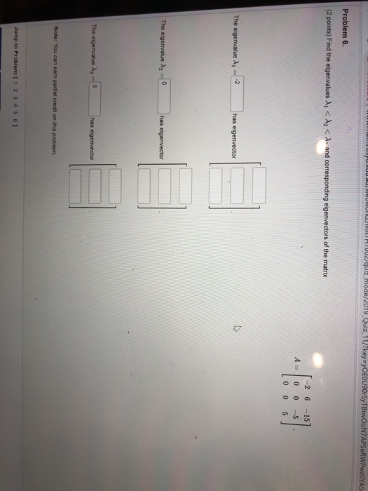 Problem 6 2 615 A 0 0 5