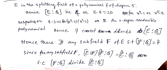 s phitting field fa podynomial fot dag 5 be 5,4 20 tenee for 2-degre inreduuible 4 3-12 fon 32)(x2) uspadhaly palynomial tenc