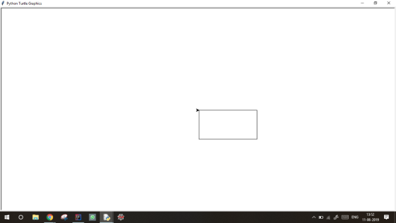 X Python Turtle Graphics 13:52 ENG 11-06-2019