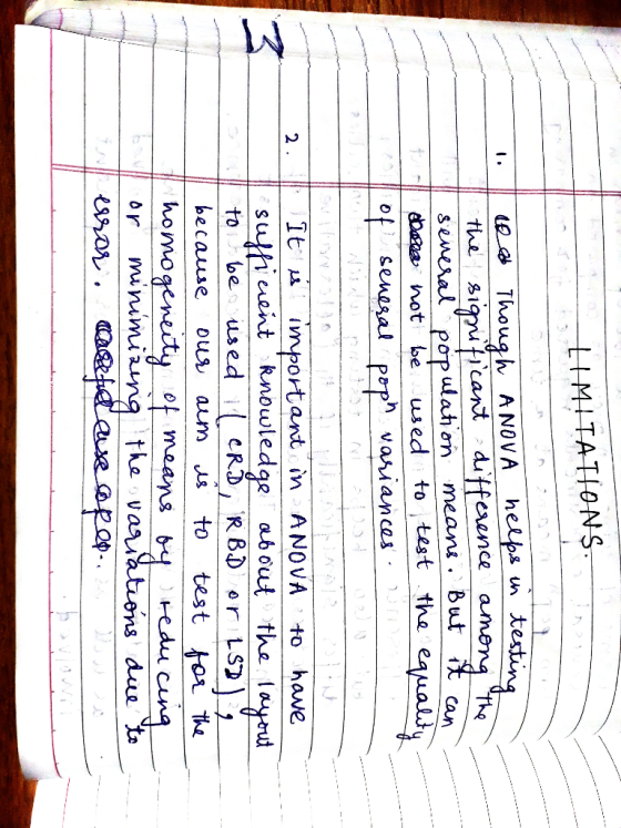 ILe Though A NOVA helps in t the SI cant dutference ulaton meani. But not be used to test the eaual of seMasal It μ important