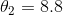 U=8.8