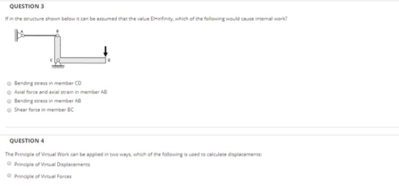 QUESTION 3 If in the structure shown below it can be assumed that the value El-infinity, which of the following would cause i
