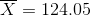 X124.05