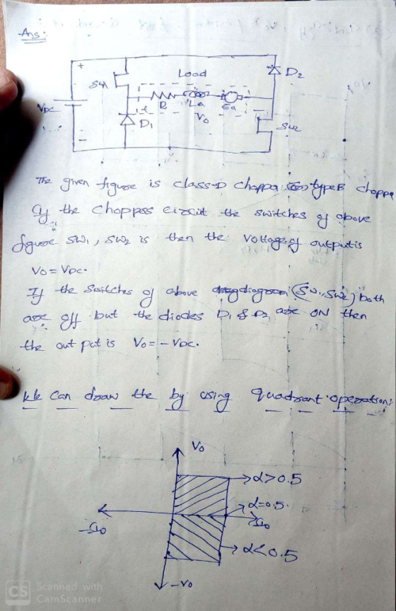 Load Le Ea Sr is class- chap Jwen tige choppas choprt the eiit Switches obove -the the then Vo log oueptis S S ts V Vo= Vpc t