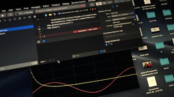 Edit File Find View Navigate Editor Product Debug Source Control Window fr S My Mac fr I Build fr Failed Today at 9:03 PM D M