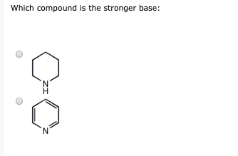 Which compound is the stronger base: