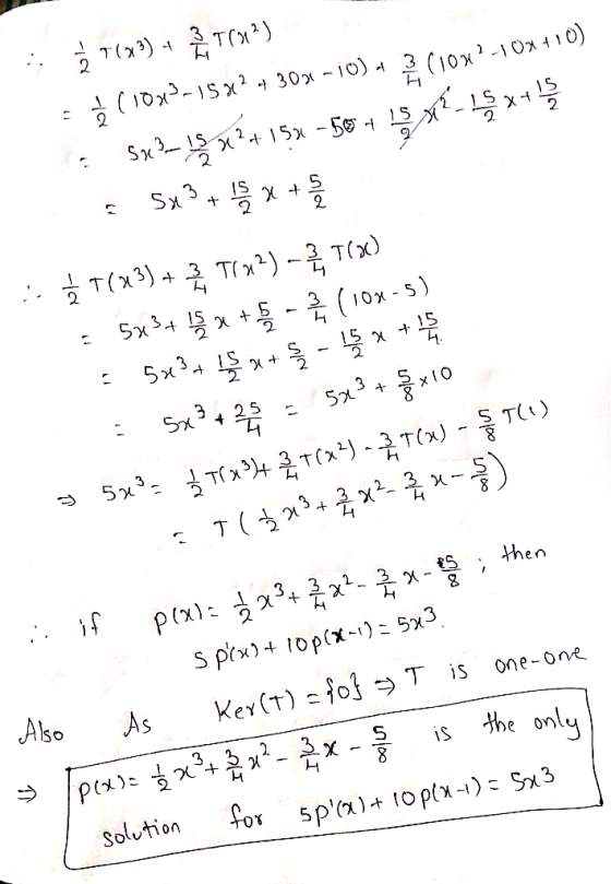 Tx)T ( 10x3Sx io) 3 10x-101) 2. 2 - 2 SA + X gl. Tx) 국 (10x-5) Tx3)T2) 5x3S - x 3 25 SX T) 3 5 x°- H 3 x4- t then pix) 3+ s p