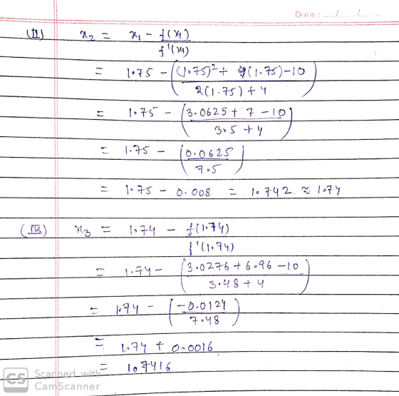 Date: ...../. Q1-(t stD 3.0625 t 7 St1 174 2. /7y 3.0276 6.96 1.4- 3.4 St 4 .012 8ht lo16 CS Scarhed wcith CamScanner