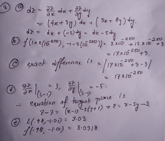 咔 exact difference equation 3.03, L(.98/- 1,01)